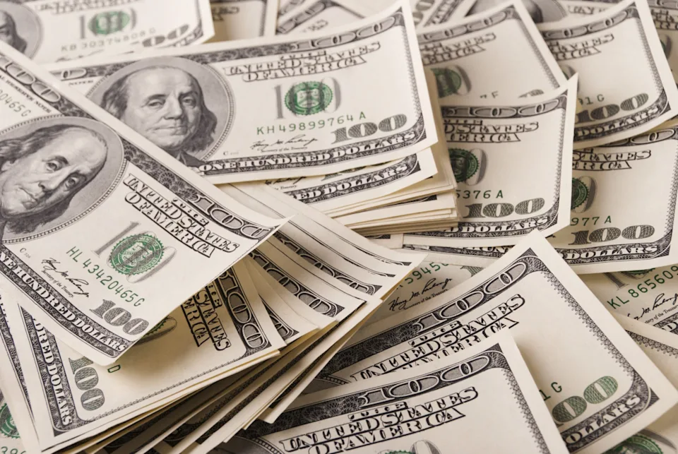 A pile of money.