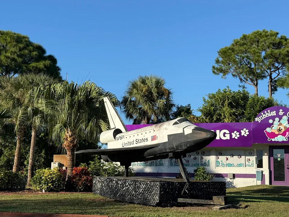 NASA space shuttle replica in Port St. Lucie