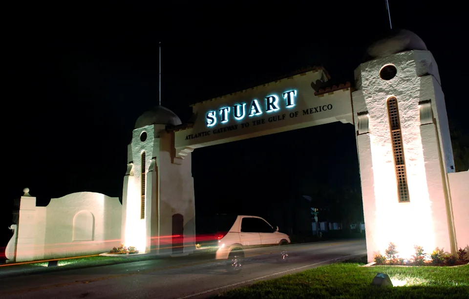 The Stuart Welcome Arch along Dixie Highway in Jensen Beach has recently been renovated.