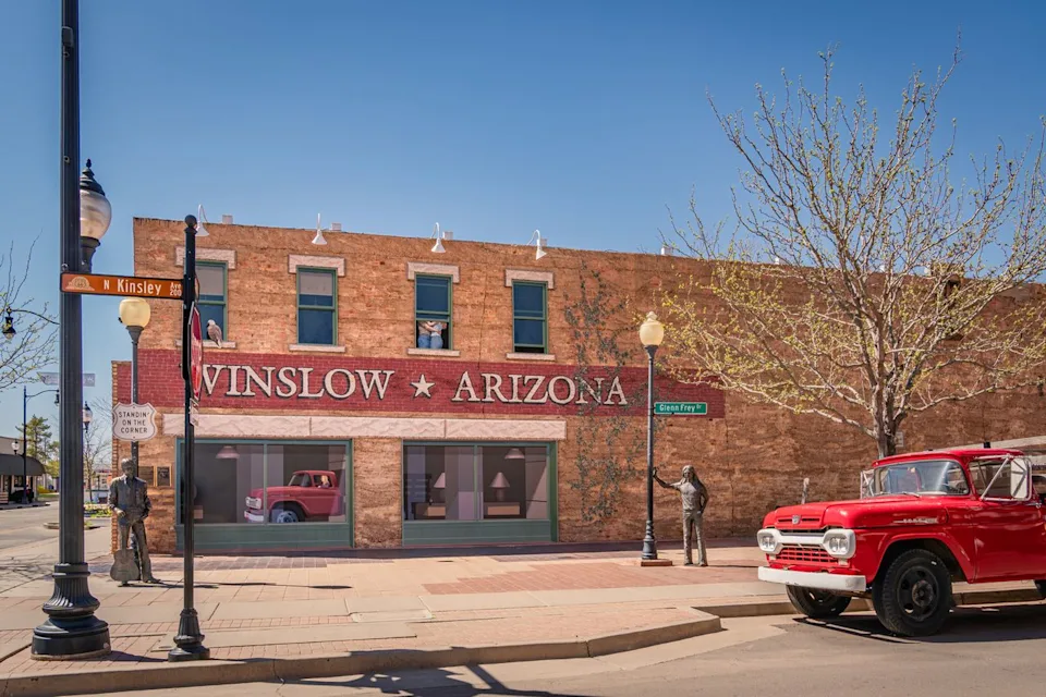 Heidi/Adobe Stock A local landmark in Winslow, Arizona.