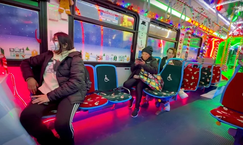 Chicago Transit Authority - PHOTO: The CTA system in Chicago is celebrating the 34th year of its Holiday Train and Holiday Bus.