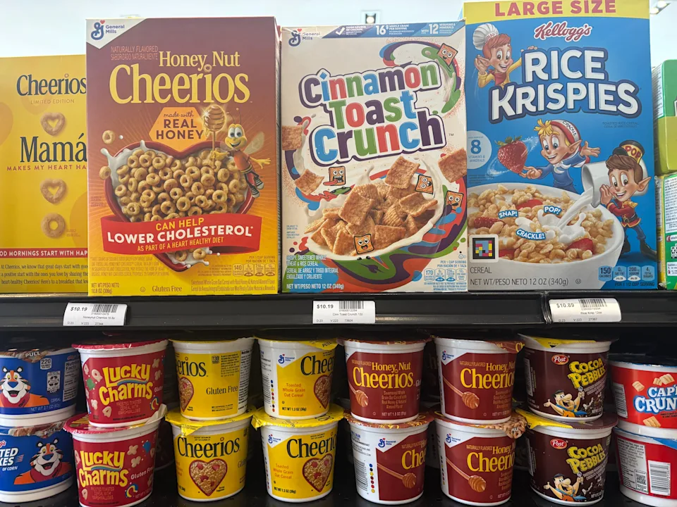 Cereal for $10 a box in Upstate New York.