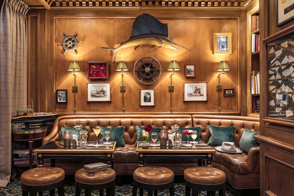 Ritz Paris Booth seating in Bar Hemingway.