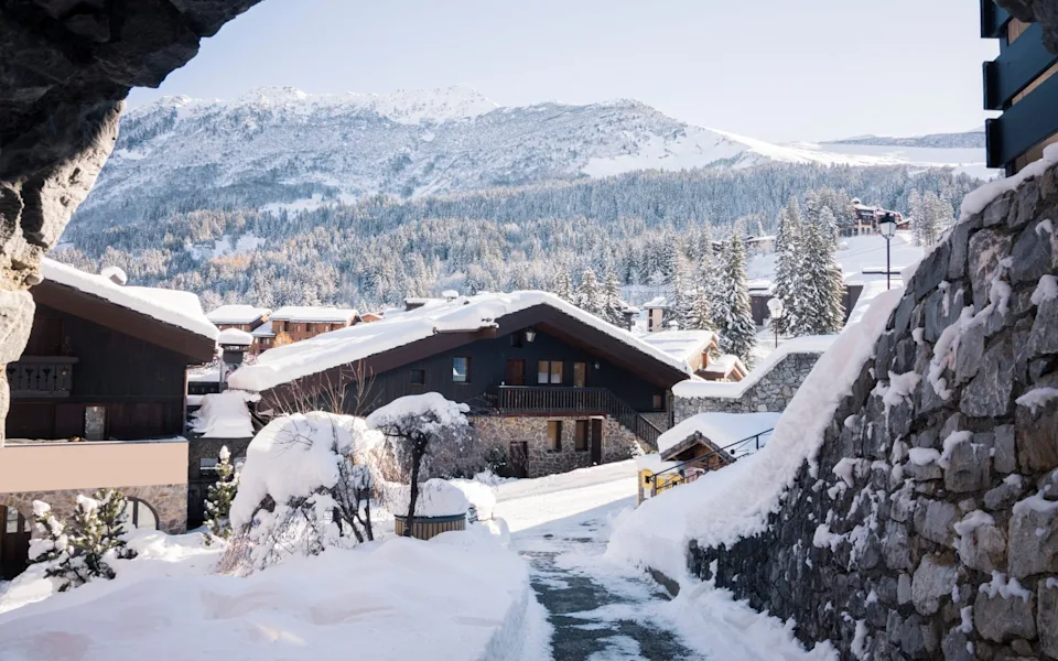 Valmorel French Alps town in the Savoie region