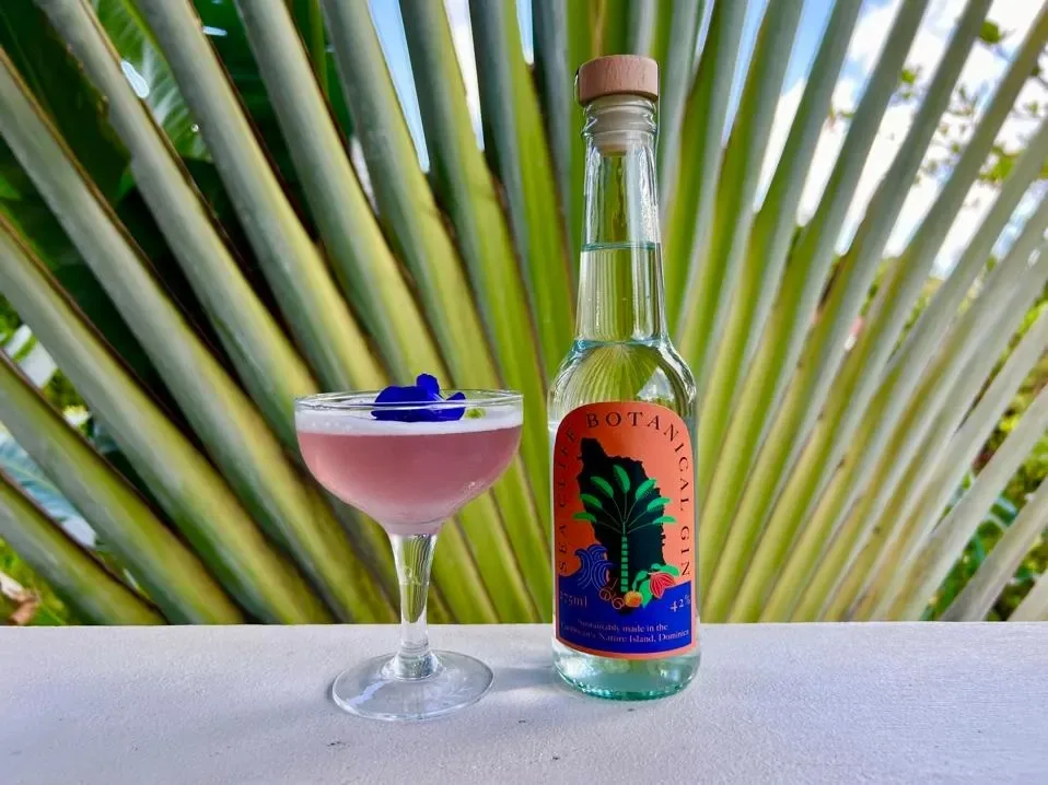 Sea Cliff Gin is distilled in Dominica.